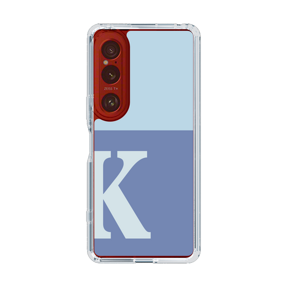 Slim Protection Case［ Original - initial two tone - K blue ］