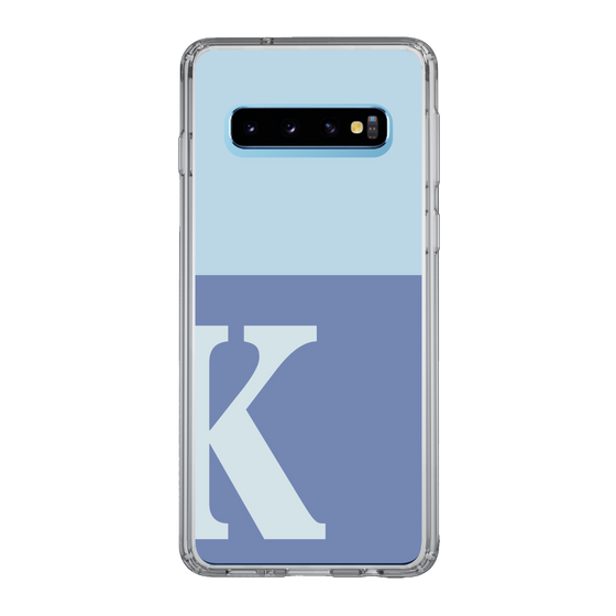 Slim Protection Case［ Original - initial two tone - K blue ］