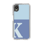Slim Protection Case［ Original - initial two tone - K blue ］