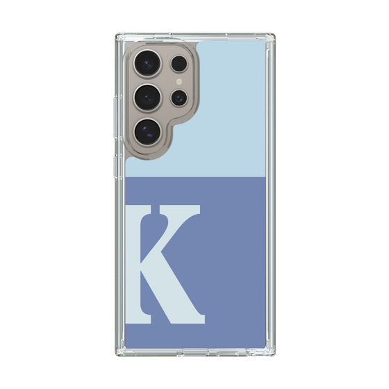 Slim Protection Case［ Original - initial two tone - K blue ］