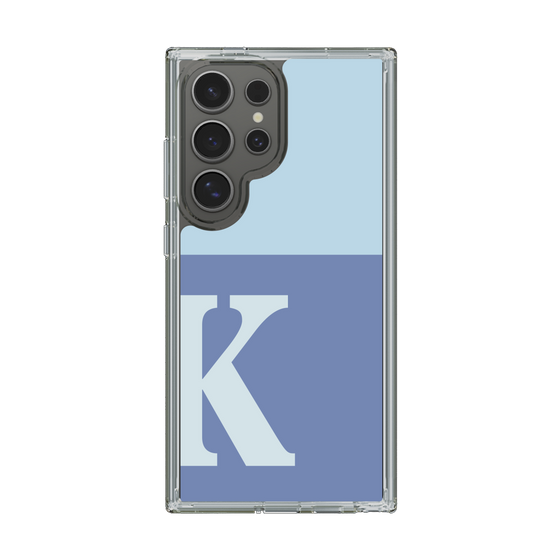 Slim Protection Case［ Original - initial two tone - K blue ］