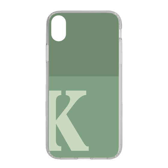 Slim Protection Case［ Original - initial two tone - K green ］