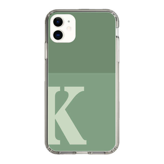 Slim Protection Case［ Original - initial two tone - K green ］