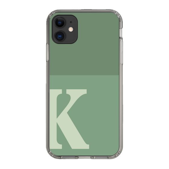Slim Protection Case［ Original - initial two tone - K green ］
