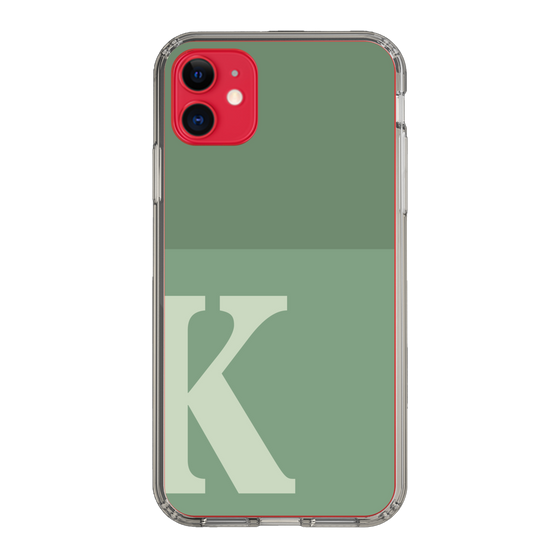 Slim Protection Case［ Original - initial two tone - K green ］