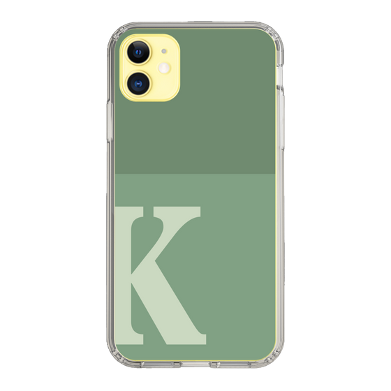 Slim Protection Case［ Original - initial two tone - K green ］