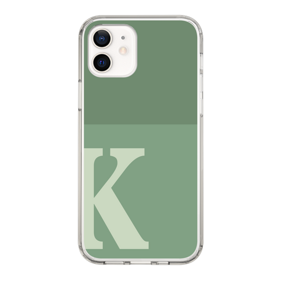 Slim Protection Case［ Original - initial two tone - K green ］