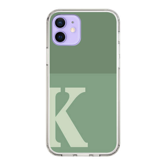 Slim Protection Case［ Original - initial two tone - K green ］
