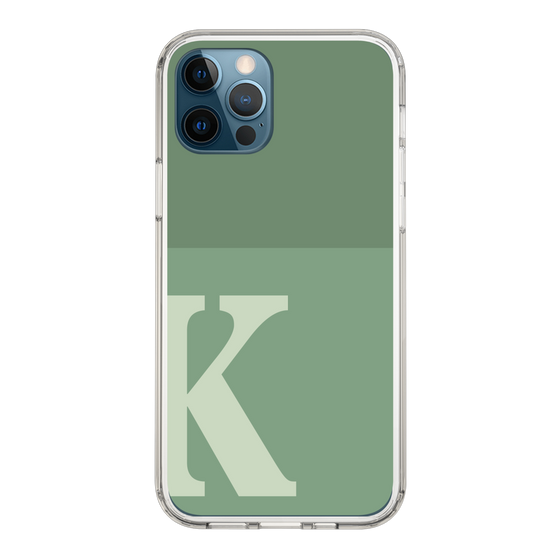 Slim Protection Case［ Original - initial two tone - K green ］