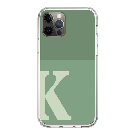 Slim Protection Case［ Original - initial two tone - K green ］