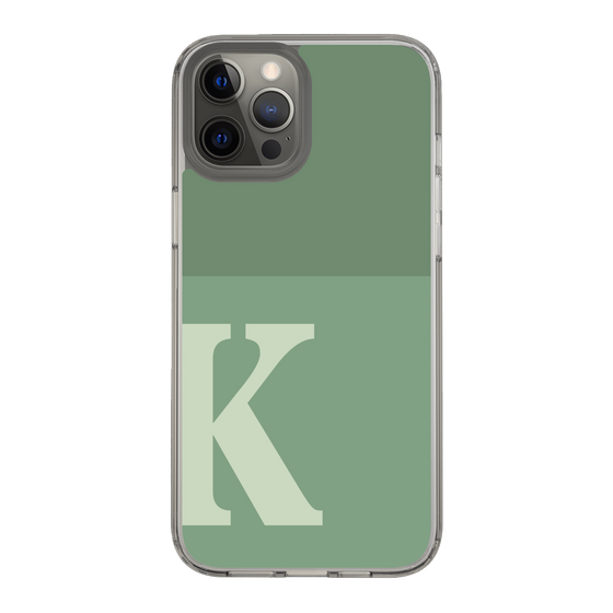 Slim Protection Case［ Original - initial two tone - K green ］