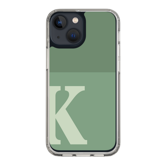 Slim Protection Case［ Original - initial two tone - K green ］