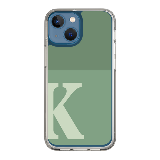 Slim Protection Case［ Original - initial two tone - K green ］