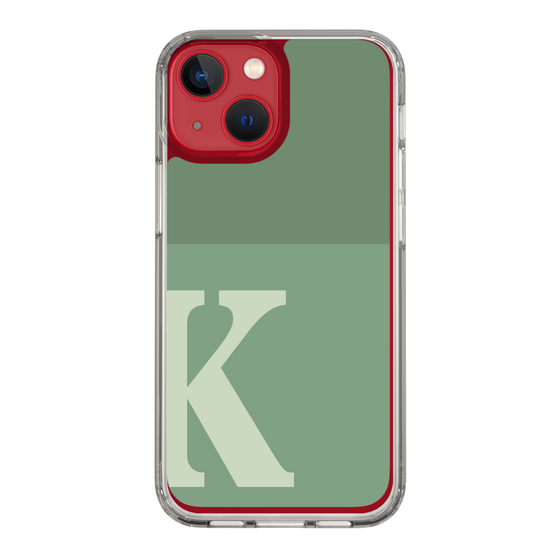Slim Protection Case［ Original - initial two tone - K green ］