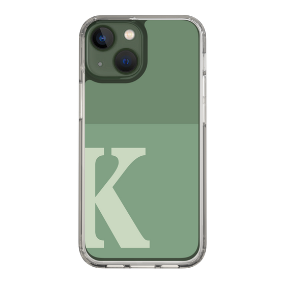 Slim Protection Case［ Original - initial two tone - K green ］