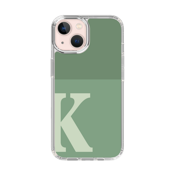 Slim Protection Case［ Original - initial two tone - K green ］