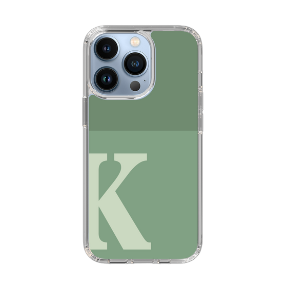 Slim Protection Case［ Original - initial two tone - K green ］