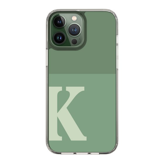 Slim Protection Case［ Original - initial two tone - K green ］