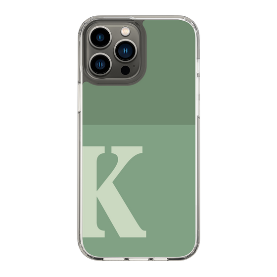 Slim Protection Case［ Original - initial two tone - K green ］