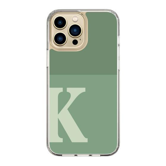 Slim Protection Case［ Original - initial two tone - K green ］