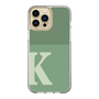 Slim Protection Case［ Original - initial two tone - K green ］