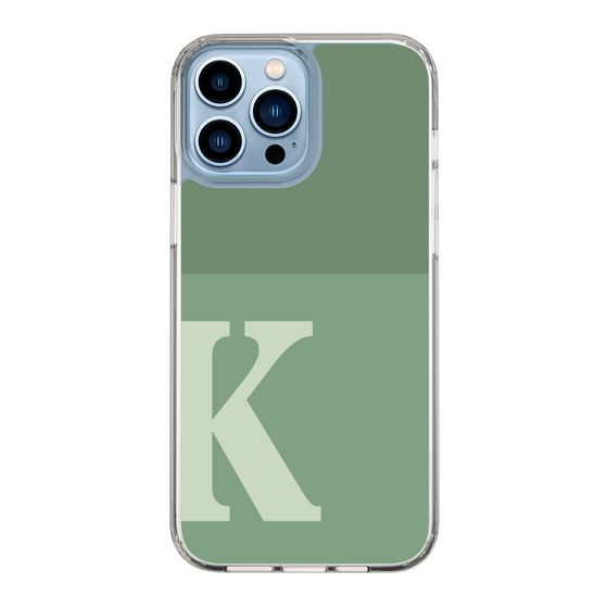 Slim Protection Case［ Original - initial two tone - K green ］