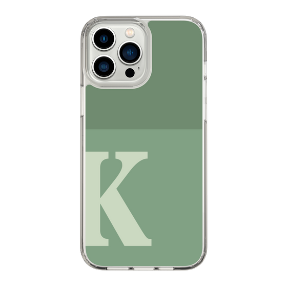 Slim Protection Case［ Original - initial two tone - K green ］