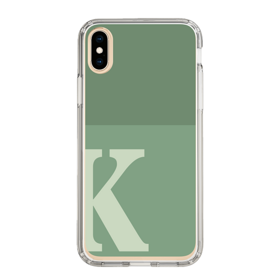 Slim Protection Case［ Original - initial two tone - K green ］