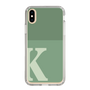 Slim Protection Case［ Original - initial two tone - K green ］