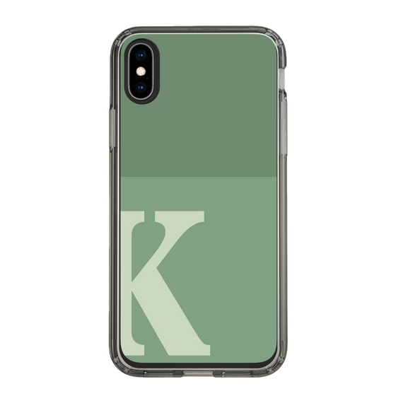Slim Protection Case［ Original - initial two tone - K green ］