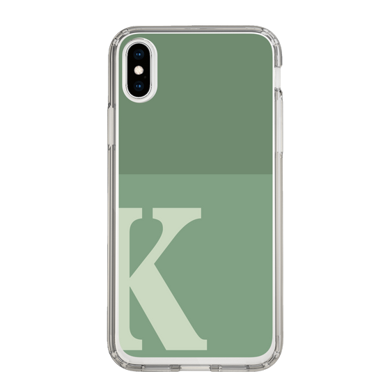 Slim Protection Case［ Original - initial two tone - K green ］