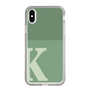 Slim Protection Case［ Original - initial two tone - K green ］