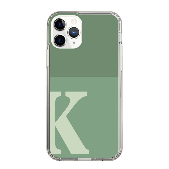 Slim Protection Case［ Original - initial two tone - K green ］