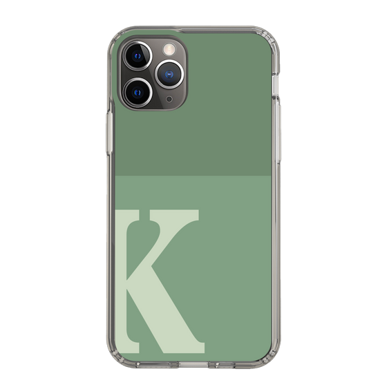Slim Protection Case［ Original - initial two tone - K green ］