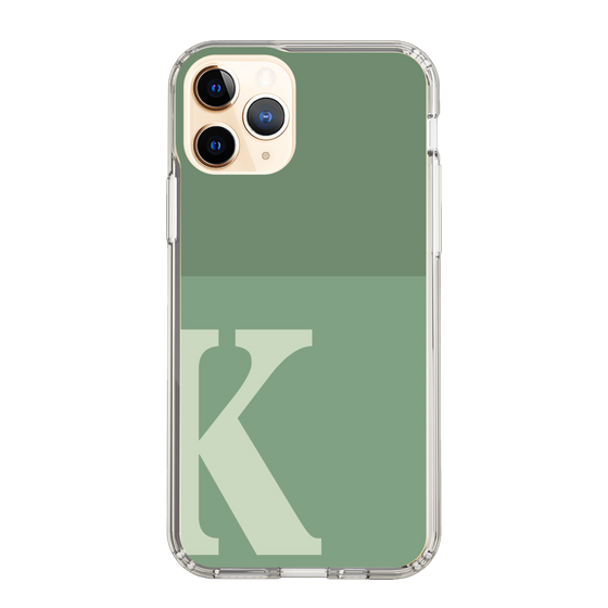 Slim Protection Case［ Original - initial two tone - K green ］