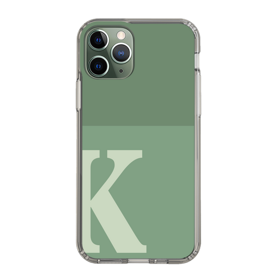 Slim Protection Case［ Original - initial two tone - K green ］