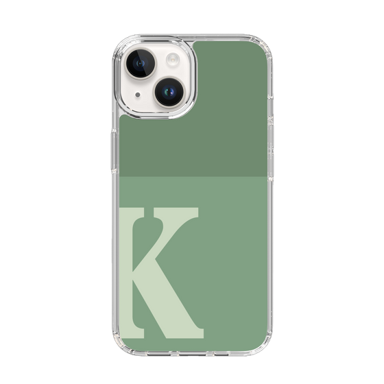 Slim Protection Case［ Original - initial two tone - K green ］