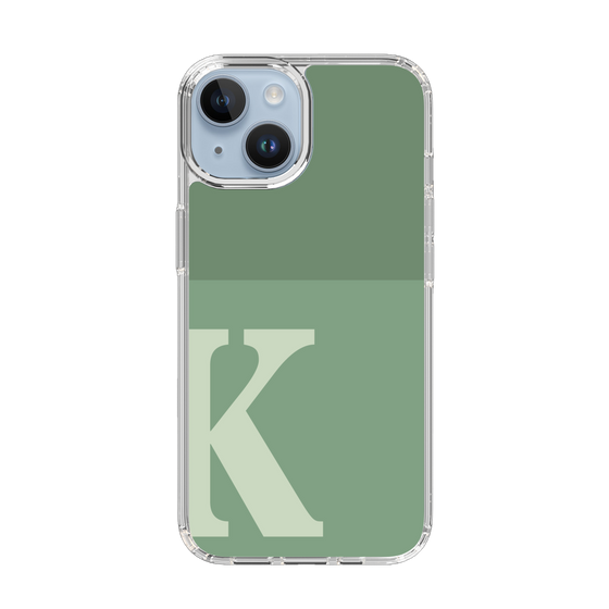 Slim Protection Case［ Original - initial two tone - K green ］