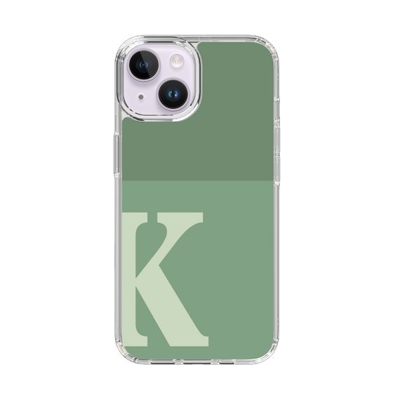 Slim Protection Case［ Original - initial two tone - K green ］
