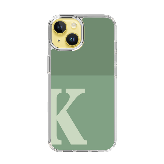 Slim Protection Case［ Original - initial two tone - K green ］
