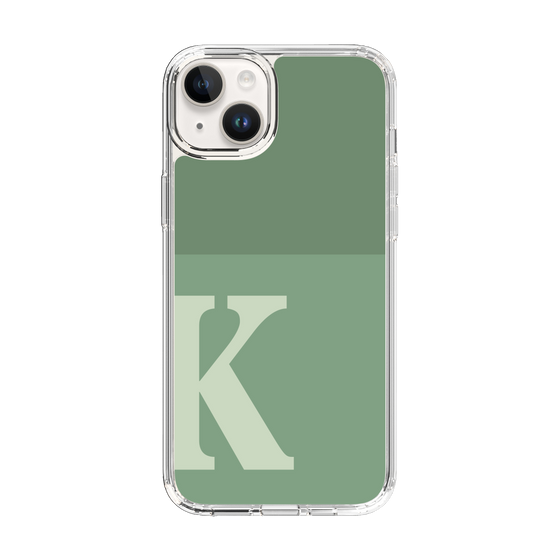 Slim Protection Case［ Original - initial two tone - K green ］