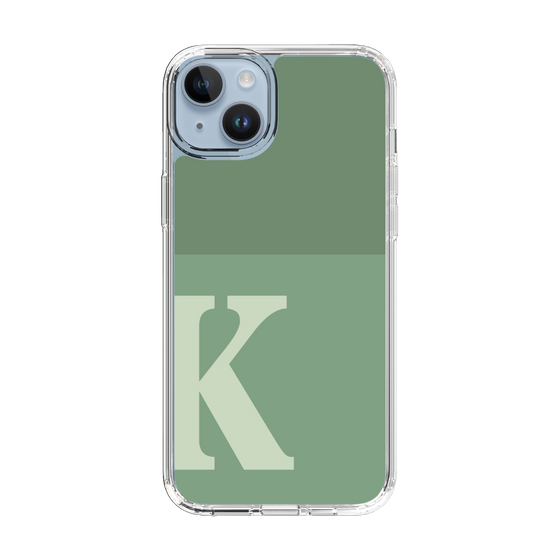 Slim Protection Case［ Original - initial two tone - K green ］