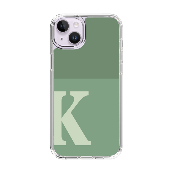 Slim Protection Case［ Original - initial two tone - K green ］
