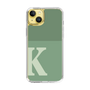 Slim Protection Case［ Original - initial two tone - K green ］