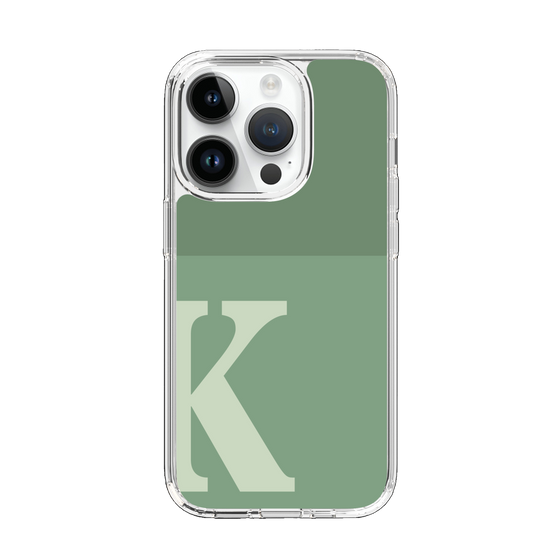 Slim Protection Case［ Original - initial two tone - K green ］