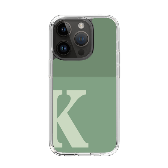 Slim Protection Case［ Original - initial two tone - K green ］