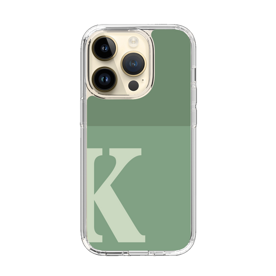 Slim Protection Case［ Original - initial two tone - K green ］