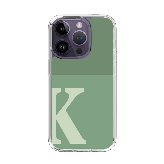 Slim Protection Case［ Original - initial two tone - K green ］
