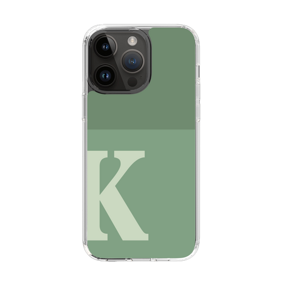 Slim Protection Case［ Original - initial two tone - K green ］