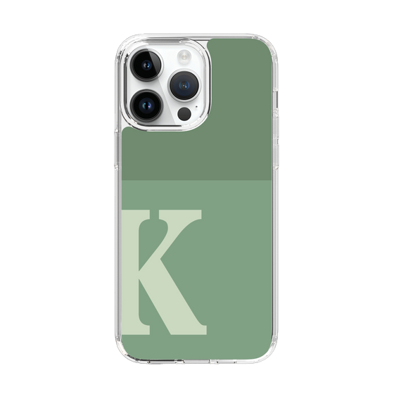 Slim Protection Case［ Original - initial two tone - K green ］